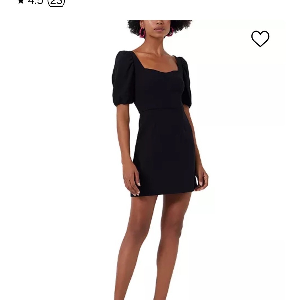 French Connection Berina Puff Sleeve Bodycon Mini Dress NEW